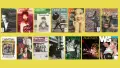 Mazagine covers from Capital Times, Agenda and W5 on a yellow background