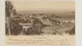 A historic postcard showing the town of Featherston