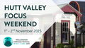 Text reading "Hutt Valley focus weekend, 1st - 2nd November 2025. Wellington Heritage Festival, 18 Oct - 9 Nov 2025"