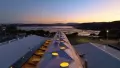 Porirua harbour at sunset