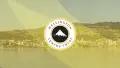 Wellington harbour and a logo