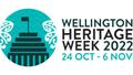 Banner reading Wellington Heritage Week 2022, 24 Oct - 6 Nov