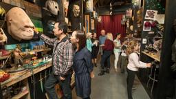 Crowd inside Weta Workshop display