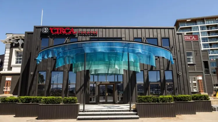 Circa theater front building