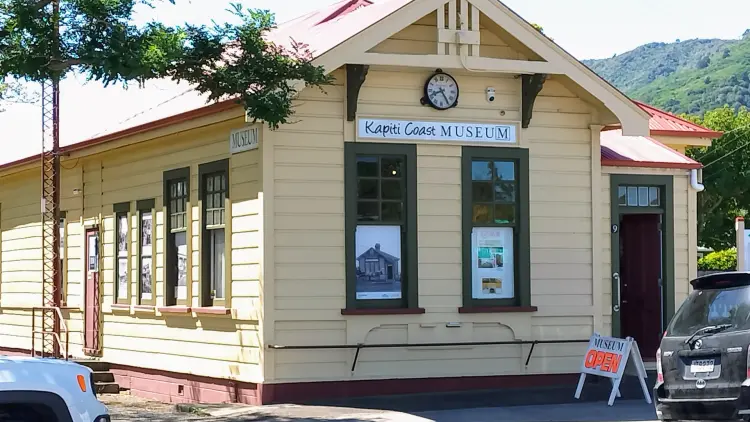Yellow painted museum building