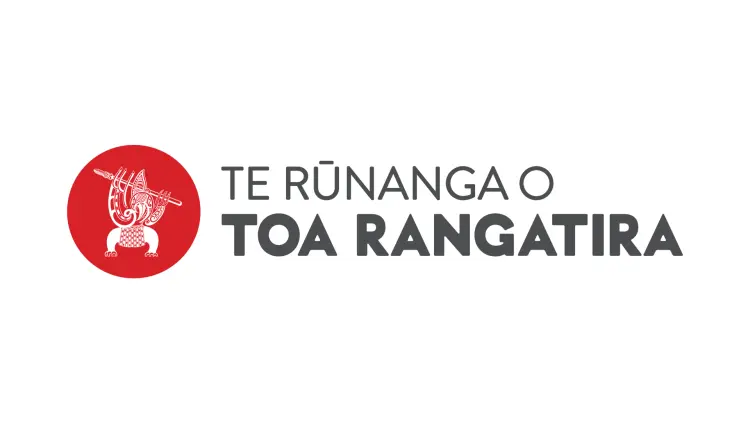 Banner reading Te Rūnanga o Toa Rangatira
