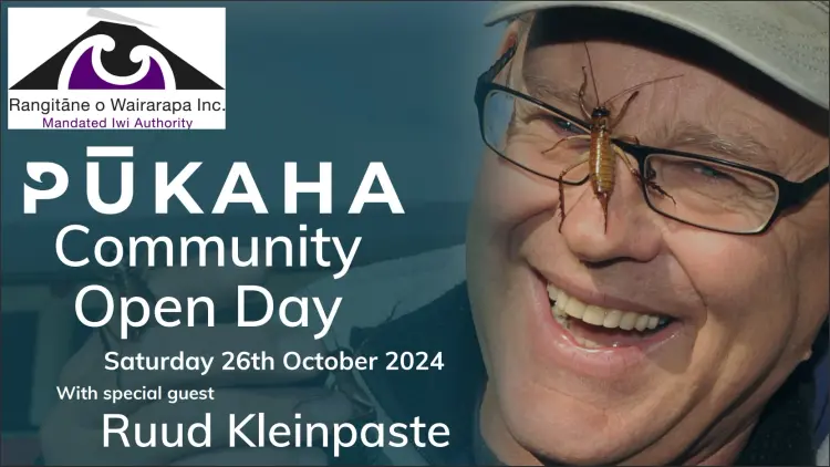 man with insect on face