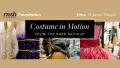 "Costume in motion. From the RNZB Archive" Three photos of colourful costumes