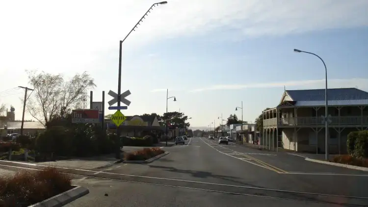 Image of a road in Featherston