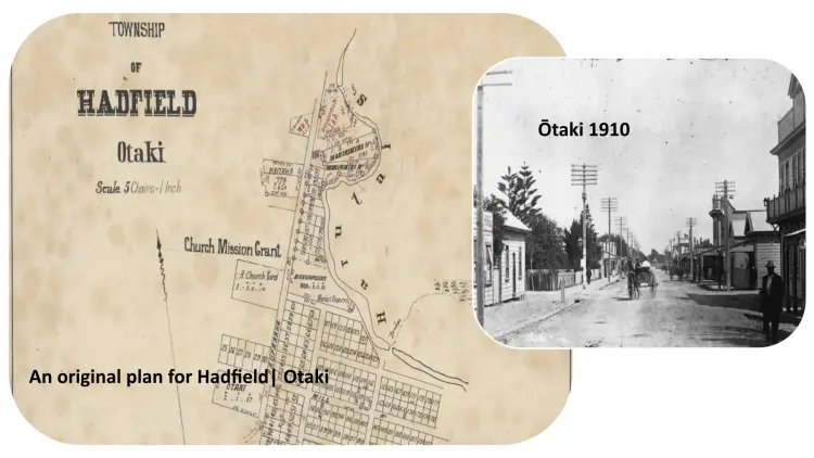 Photo of a historic map