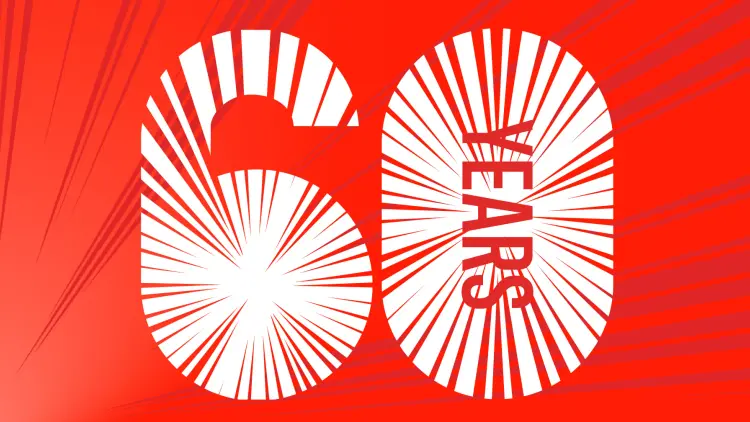 Banner reading 60 Years