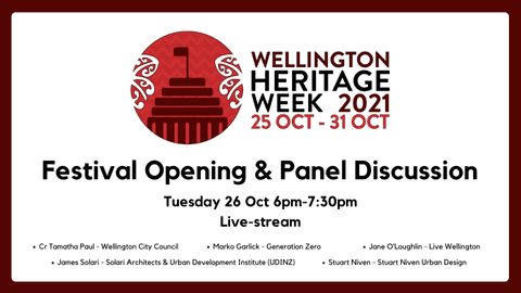 Banner reading Festival Opening & Panel Discussion