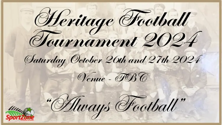 Watermarked photo of a football team with black cursive text and a logo on the bottom left