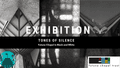 Black and white three panel image of a chapel interior. "Exhibition, Tones of Silence, Futuna Chapel in Black and White"