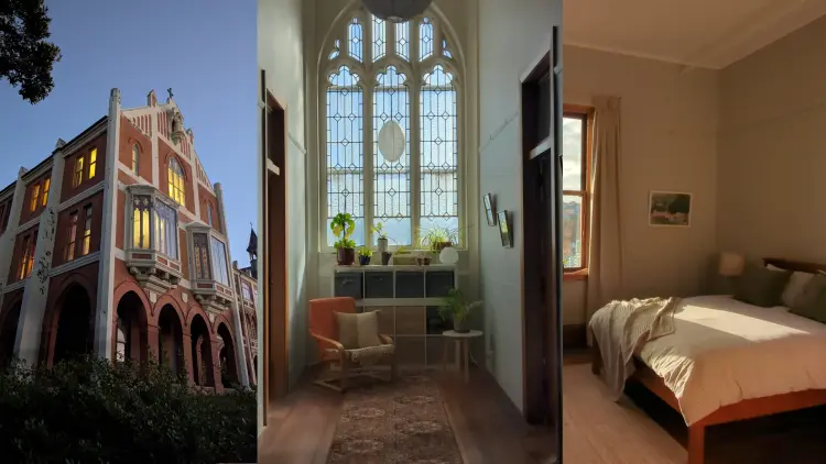 Exterior and interior shots of St Gerards Monastery